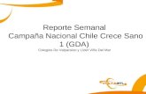 Reporte Semanal Campaña Nacional Chile Crece Sano 1 (GDA) Colegios De Valparaíso y Líder Viña Del Mar.