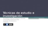 Técnicas de estudio e investigación Facultad de Ciencias Jurídicas y Sociales Universidad Central de Chile Ayudante: Nicolás Jara J. 10/06/2011.