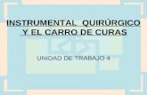 INSTRUMENTAL QUIRÚRGICO Y EL CARRO DE CURAS UNIDAD DE TRABAJO 4.