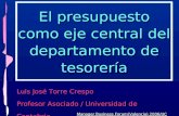 Luis José Torre Crespo Profesor Asociado / Universidad de Cantabria Luis José Torre Crespo Profesor Asociado / Universidad de Cantabria El presupuesto.
