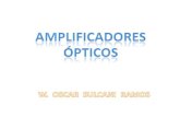 INTRODUCCIÓN.- Los amplificadores ópticos operan en base a los fotones No es necesario amplificadores optoeléctronicos entre tramos de fibra Da solución.