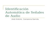 Identificación Automática de Señales de Audio José Antonio Camarena Ibarrola.