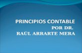 POR DR. RAÚL ARRARTE MERA PRINCIPIOS Y NORMAS INTERNACIONALES DE CONTABILIDAD 0BJETIVOS Identificar al Ente Establecer bases de valoración Determinación.