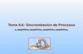 Tema 9.6: Sincronización de Procesos. Tema 9.6: 2 Silberschatz, Galvin and Gagne ©2005 Fundamentos de los Computadores (ITT, Sist. Electr.), 2005-2006.