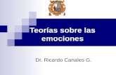 Teorías sobre las emociones Dr. Ricardo Canales G.