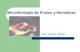 Microbiología de Frutas y Hortalizas Dra. Keiko Shirai.