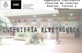 Ingeniería Electrónica Facultad de Ciencias Exactas, Físicas y Naturales.