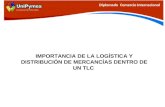 Diplomado Comercio Internacional IMPORTANCIA DE LA LOGÍSTICA Y DISTRIBUCIÓN DE MERCANCÍAS DENTRO DE UN TLC.