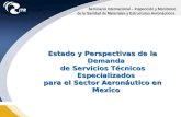 Seminario Internacional – Inspección y Monitoreo de la Sanidad de Materiales y Estructuras Aeronáuticos Estado y Perspectivas de la Demanda de Servicios.