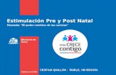 Estimulación Pre y Post Natal Shantala: “El poder nutritivo de las caricias” CESFAM QUILLÓN - ÑUBLE, VIII REGIÓN.