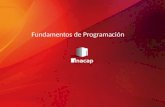 Fundamentos de Programación. Fundamentos de procesamiento de Datos (8 hrs)