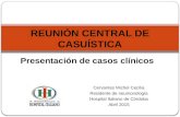 Presentación de casos clínicos R EUNIÓN CENTRAL DE CASUÍSTICA Cervantes Michel Cecilia Residente de neumonología Hospital Italiano de Córdoba Abril 2015.