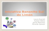Iniciativa Bananito Sur de Limón Laura Queralt Eyleen Alfaro Jaime Martínez Ricardo Salazar.