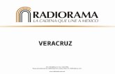 VERACRUZ. Proyección de habitantes en el 2014 según CONAPO 7,347,320 Población total de los municipios Fuente:  Cobertura de Radiorama.
