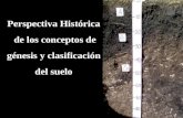 Perspectiva Histórica de los conceptos de de los conceptos de génesis y clasificación génesis y clasificación del suelo.