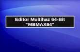 Editor Multihaz 64-Bit “MBMAX64”. Introducción MBMAX64 Fácil Interfaz usuario para Edición Multihaz y Pruebas QC. Correcciones Marea y SV. Limpieza de.