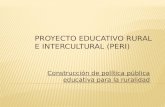 Construcción de política pública educativa para la ruralidad.
