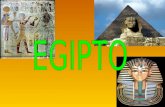 MAPA DE EGIPTO Esta situado al norte de África. Su capital es El Cairo. Tiene un río muy importante Que es El Nilo.