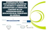 Financian: Solicita:Colaboran: Asturias.  Presentación del estudio  Introducción a la calidad de la gestión en los centros educativos  Análisis DAFO.