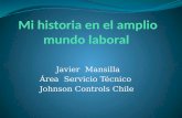 Javier Mansilla Área Servicio Técnico Johnson Controls Chile.