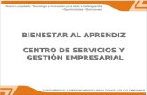 BIENESTAR AL APRENDIZ CENTRO DE SERVICIOS Y GESTIÓN EMPRESARIAL.