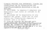 Contabilidad Financiera II- Juan A. Rueda 1 Ejemplo PASIVOS SIN INTERESES: Cuando las condiciones de la financiación son significativamente distintas a.