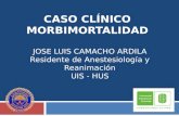 CASO CLÍNICO MORBIMORTALIDAD JOSE LUIS CAMACHO ARDILA Residente de Anestesiología y Reanimación UIS - HUS.