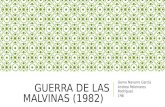GUERRA DE LAS MALVINAS (1982) Gema Navarro García Andrea Palomares Rodríguez 1ºBI.