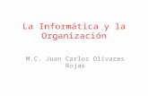 La Informática y la Organización M.C. Juan Carlos Olivares Rojas.