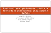 Gunder Frank Immanuel Wallerstein Giovanni Arrighi Samir Amin Posturas contemporáneas en torno a la teoría de la dependencia: el paradigma histórico.