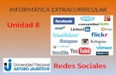 INFORMÁTICA EXTRACURRICULAR Unidad 8 Redes Sociales.