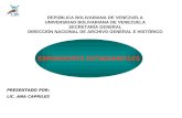 EXPEDIENTES ESTUDIANTILES PRESENTADO POR: LIC. ANA CAPRILES REPÚBLICA BOLIVARIANA DE VENEZUELA UNIVERSIDAD BOLIVARIANA DE VENEZUELA SECRETARÍA GENERAL.