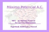 Máximo Potencial A.C. MP3 - Su Máximo Potencial En Las Tres Dimensiones En Las Tres Dimensiones Espiritual, Intelectual y Natural Espiritual, Intelectual.