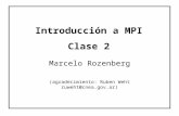 Introducción a MPI Clase 2 Marcelo Rozenberg (agradecimiento: Ruben Weht ruweht@cnea.gov.ar) Titulo.