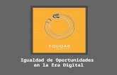 Igualdad de Oportunidades en la Era Digital. Somos una compañía social integrada por personas comprometidas con la inclusión digital y social de la Argentina.