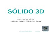 SÓLIDO 3D EJEMPLO DE LIBRO AutoCAD Práctico Ed DONOSTIARRA.