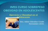 Ejercicio y Obesidad en el Adolescente Dra. Aideé Gibraltar Conde Noviembre 2010.