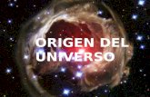 ORIGEN DEL UNIVERSO. TELESCOPIO HUBBLE ¿Cómo surgió el universo? A lo largo de la historia se han dado muchas explicaciones, algunas basadas en creencias.