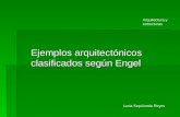 Ejemplos arquitectónicos clasificados según Engel Arquitectura y estructuras Lucia Sepúlveda Reyes.