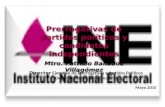 Director Ejecutivo de Prerrogativas y Partidos Políticos Del Instituto Nacional Electoral Mayo 2015 Mtro. Patricio Ballados Villagómez Prerrogativas de.