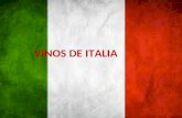 VINOS DE ITALIA. HISTORIA Las regiones que cultivan el vino en Italia son : son PIAMON, VENETO, FRUIL, TOSCANA, EMILIA-ROMAÑA APULIA, Y LAS ISLAS DE CICILIA.