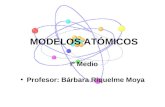 MODELOS ATÓMICOS Profesor: Bárbara Riquelme Moya Iº Medio.