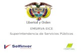 EMSIRVA EICE Superintendencia de Servicios Públicos.
