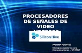 PROCESADORES DE SEÑALES DE VIDEO VSP2000 PALOMA FUENTES Microprocesadores para Comunicaciones – 5º ETSIT.