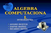 ALGEBRA COMPUTACIONAL INTEGRANTES:  ALVARO BUSTOS  DAFNE IBAÑEZ  RICARDO REYES.