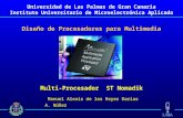 Multi-Procesador ST Nomadik Universidad de Las Palmas de Gran Canaria Instituto Universitario de Microelectrónica Aplicada Diseño de Procesadores para.