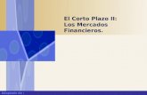 El Corto Plazo II: Los Mercados Financieros. Adaptado de : © 2006 Prentice Hall Business Publishing Macroeconomía, 4/e Olivier Blanchard.