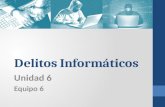 Delitos Informáticos Unidad 6 Equipo 6. Introducción INICIO.