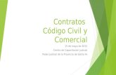 Contratos Código Civil y Comercial 15 de mayo de 2015 Centro de Capacitación Judicial Poder Judicial de la Provincia de Santa Fe.