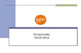 Temporada 2010-2011. Resum Temporada 2009-2010 PARTICIPACIÓ EQUIPS ’06 – ‘07’07– ‘08‘08-‘09’09-‘10 Masculí53473834 Femení771116 TOTAL60544950.